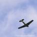 View the image: Navy trainer overflying the jousting