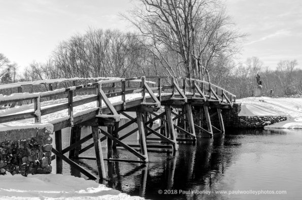 North Bridge in black and white